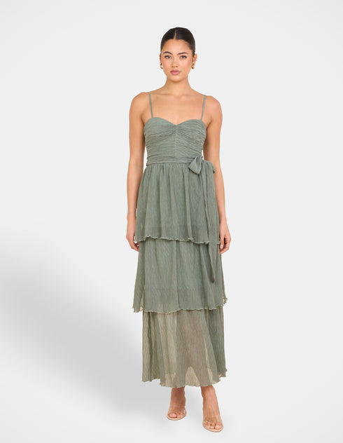 Regina Ruched Maxi Dress